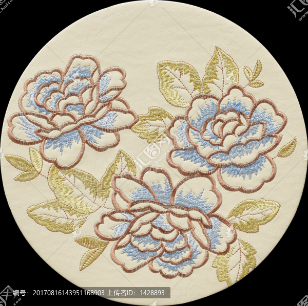 刺繡花