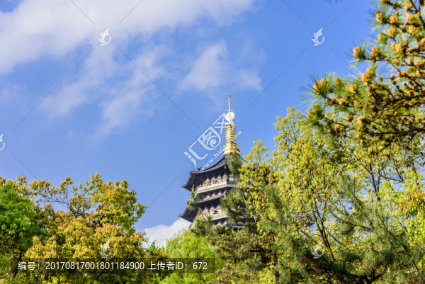 西湖雷峰塔