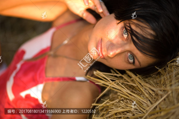 性感的稻草