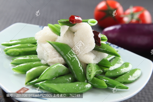 蜜豆拌竹笙