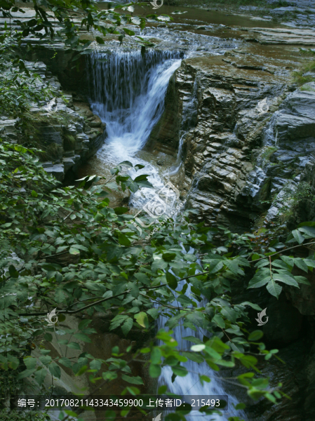 山泉,瀑布,流水,山溪,水潭