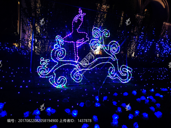 芭蕾舞造型燈光秀