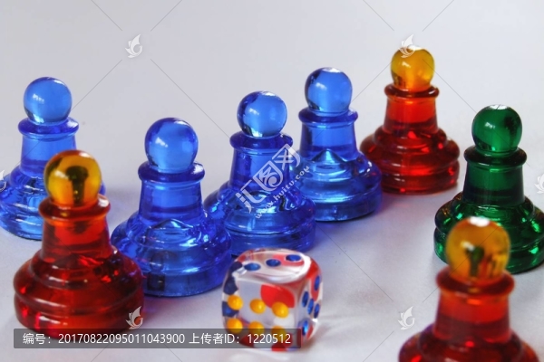 彩色玻璃的人物