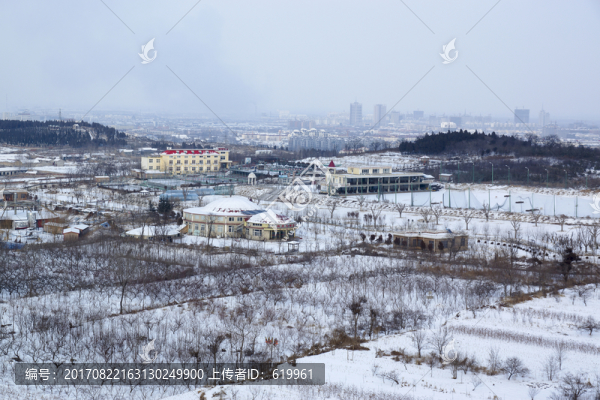 雪景田園
