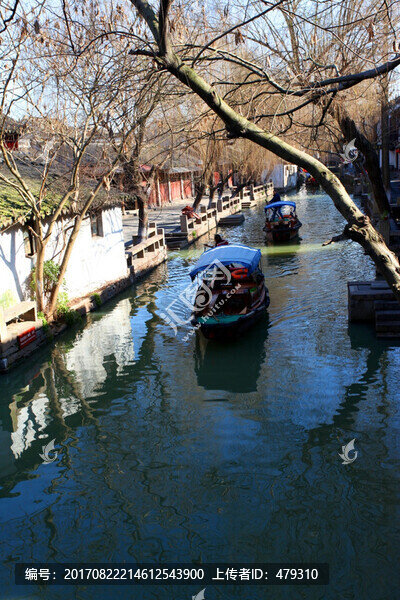 周莊,水鄉(xiāng),江南,民居,運河