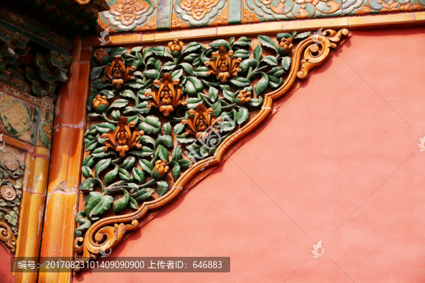 故宮墻面,古建筑設(shè)計(jì),墻面裝飾