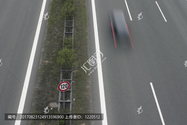 公路中線，模糊