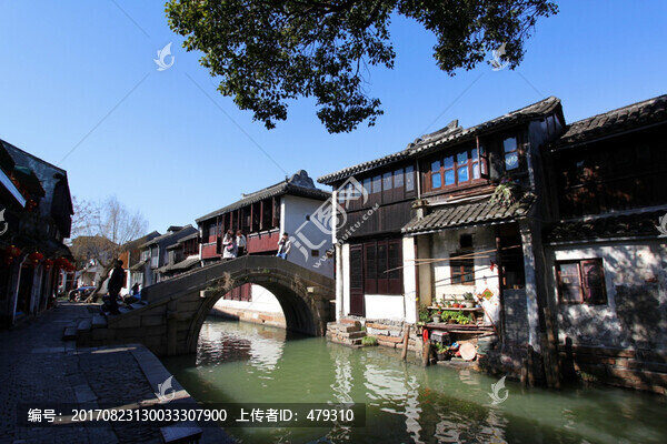 周莊,水鄉(xiāng),江南,民居,運(yùn)河