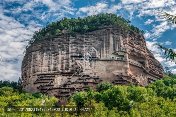 甘肅天水麥積山