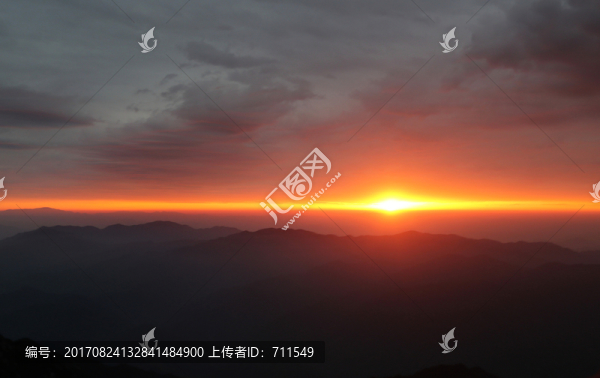 黃山日出,大美黃山