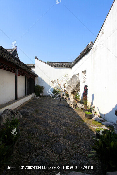 蘇州,建筑,灰瓦,門市,房屋