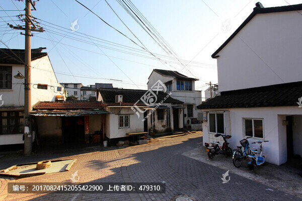 蘇州,建筑,灰瓦,門(mén)市,房屋