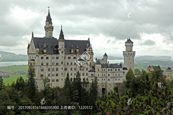 城堡neuswanstein。