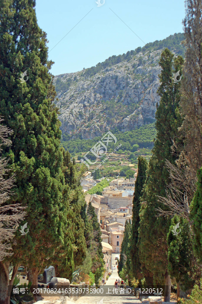 Pollenca,II的樓梯