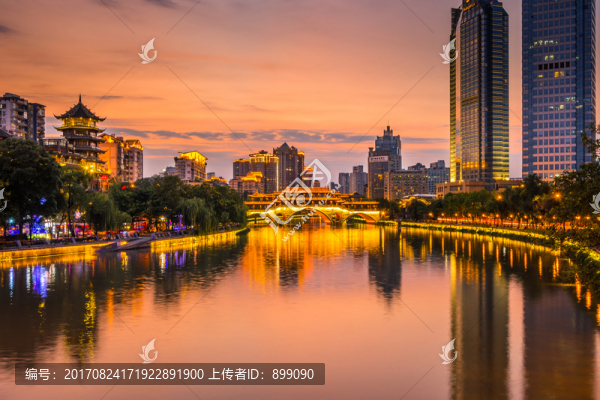 安順廊橋夜景