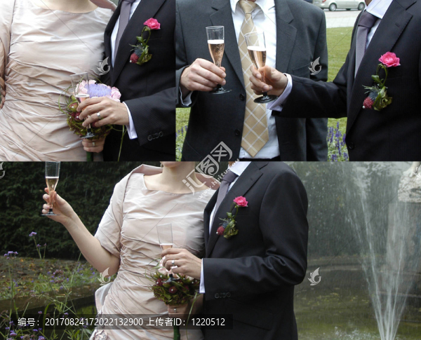 結(jié)婚的新婚夫婦