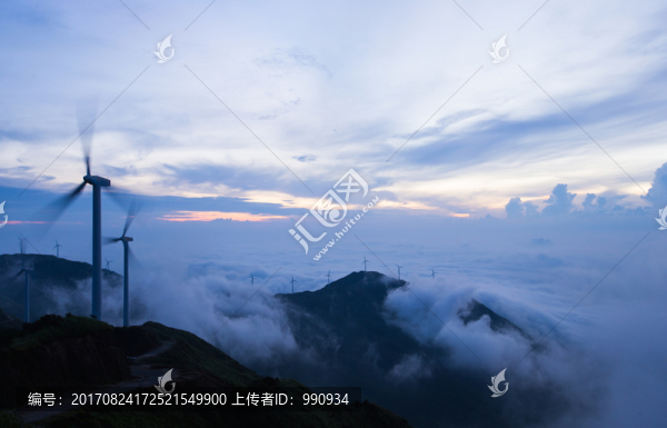 云海,日出,云彩