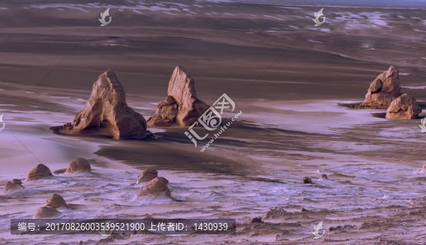 神秘的哈密南湖雅丹地貌