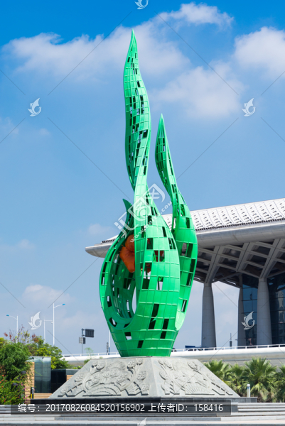 南寧東站廣場升騰雕塑