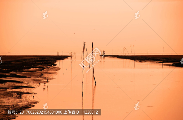 日落海灘