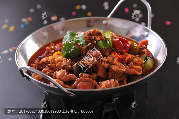 干鍋菊花腸,（4）