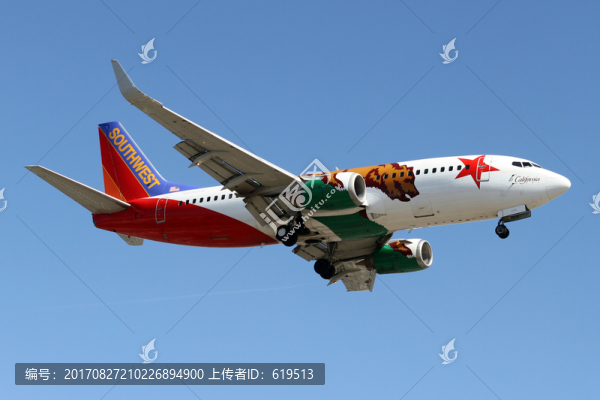飛機(jī)降落,美國西南航空