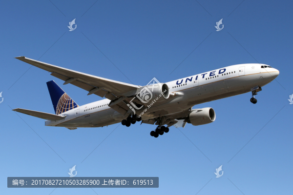 飛機(jī)降落,美國(guó)航空