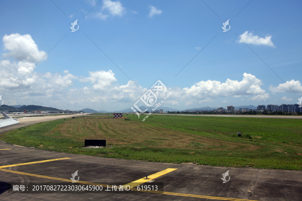 三亞機(jī)場(chǎng),跑道,等待起飛