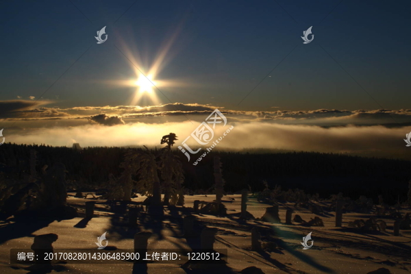 山上的冬天