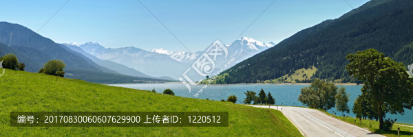 與ortlergruppe,Reschensee