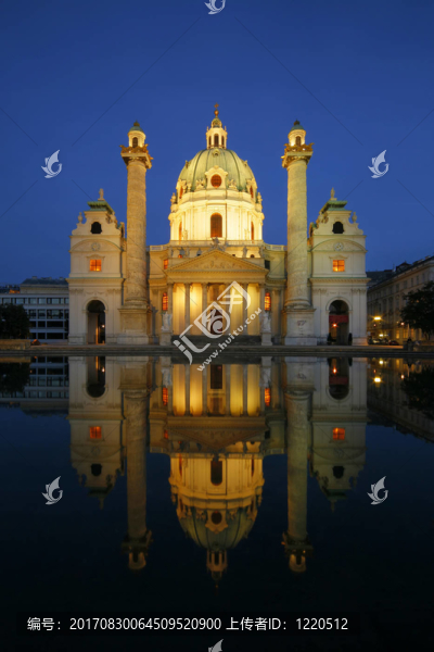 在維也納karlskirche