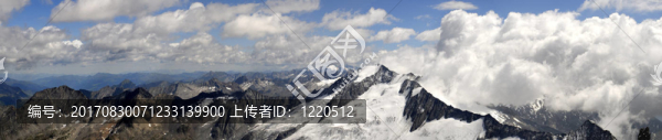 全景莫斯勒在南蒂羅爾山區(qū)