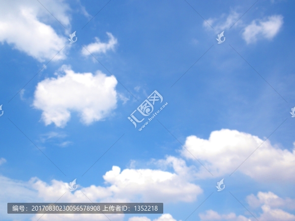 藍天白云