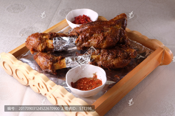 生烤小羊腿