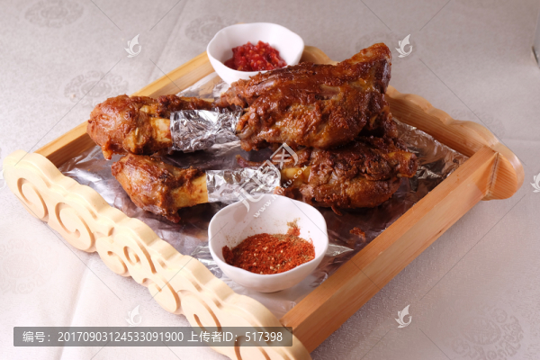 生烤小羊腿