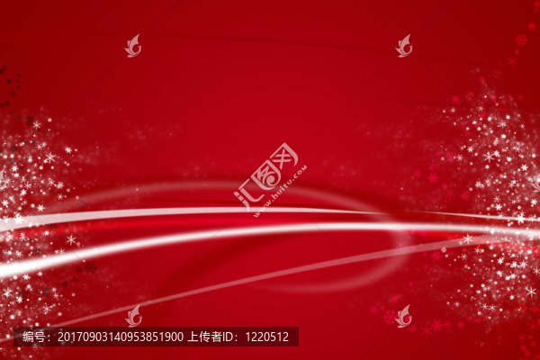 紅色圣誕插畫