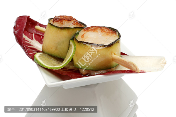 指食品亞洲扇貝串燒