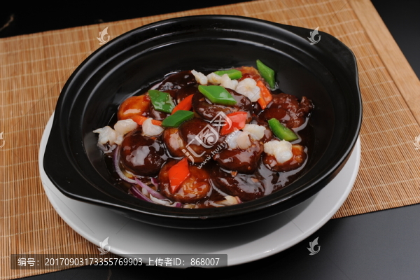 香菇釀蝦膠,（1）