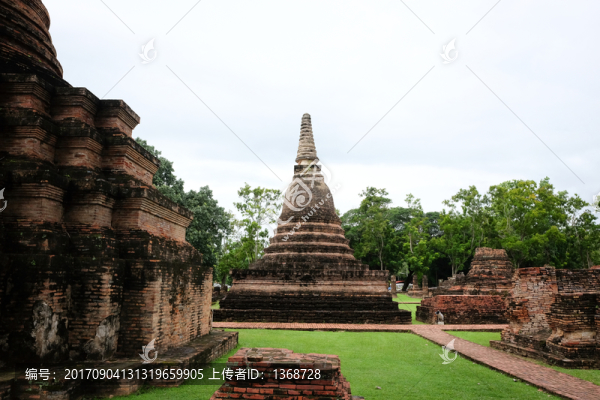 泰國大城佛廟遺址