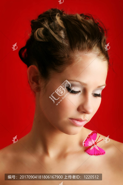 蝴蝶美女