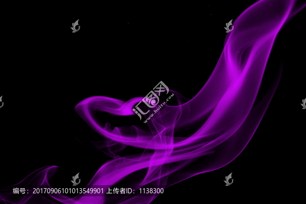 紫色煙霧
