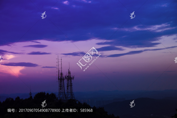 岳麓山夕陽(yáng)