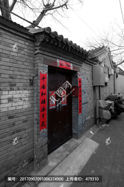 老北京,黑白照片,北京風(fēng)光