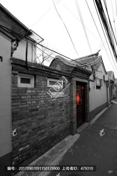 老北京,黑白照片,北京風(fēng)光