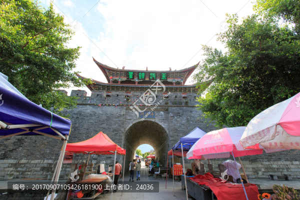 云南大理古城,洱海門