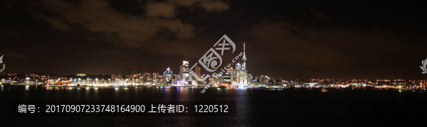 奧克蘭-夜晚的天際線