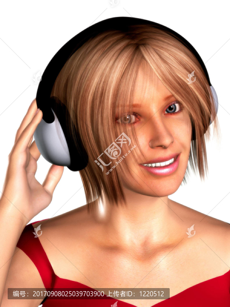 女人笑了