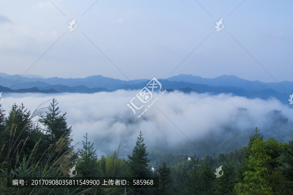 大圍山日出云海