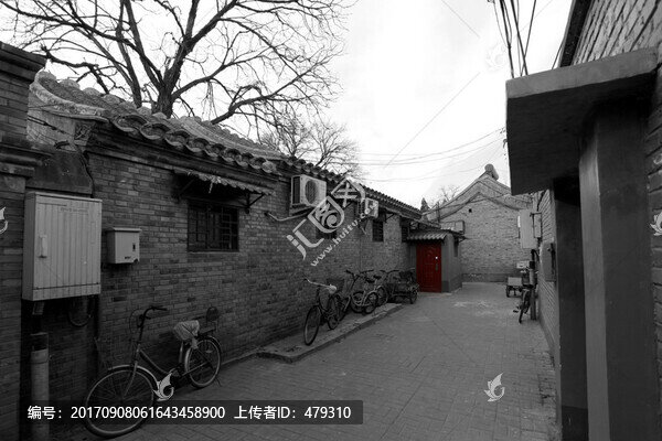 老北京,黑白照片,北京風(fēng)光