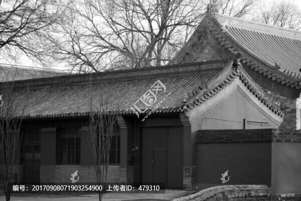 老北京,黑白照片,北京風(fēng)光
